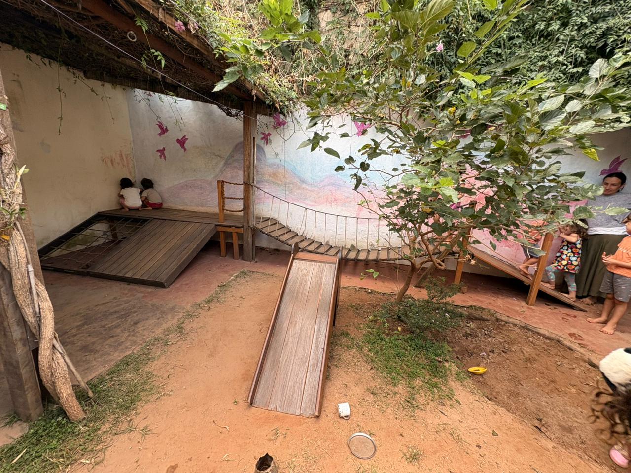 Atividade no Jardim